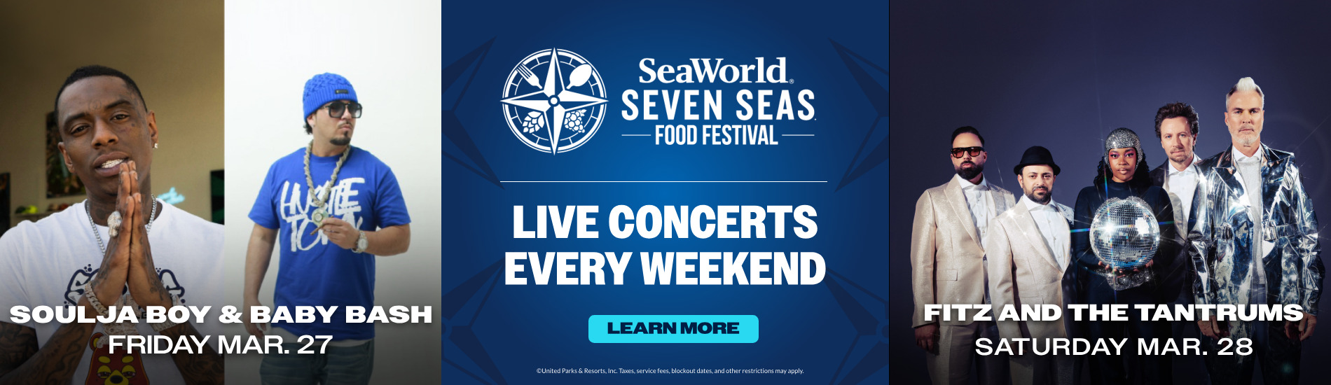 Soulja Boy & Baby Bash and Fitz and the Tantrums in concert