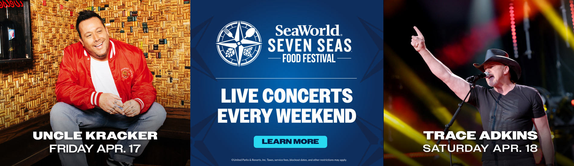 Uncle Kracker and Trace Adkins in concert