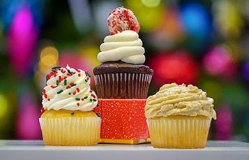 Holiday Cupcakes available during SeaWorld Orlando Christmas Celebration