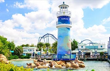 SeaWorld Orlando Main Entrance Lighthouse