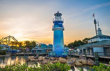 Lighthouse at the SeaWorld Orlando entrance