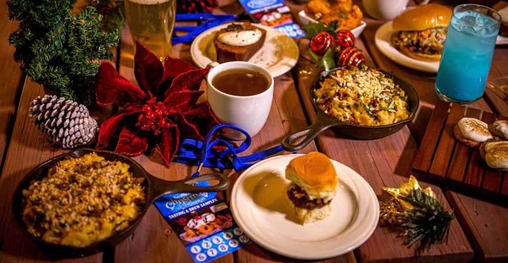 Some dining options available at SeaWorld San Antonio Christmas Celebration.