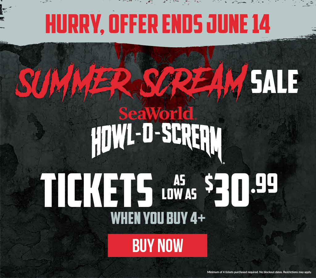 Howl-O-Scream Summer Scream Sale Promo