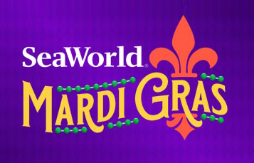 SeaWorld Mardi Gras logo