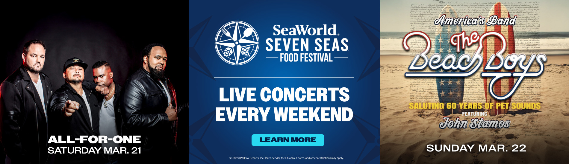 All-4-One and The Beach Boys Concerts