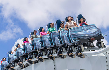 Penguin Trek roller coaster at SeaWorld Orlando