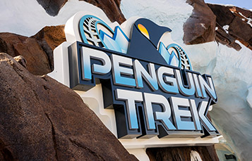 Penguin Trek exterior signage