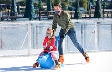 Enjoy Ice Skating and more at SeaWorld Orlandos Christmas Celebration