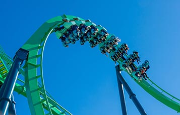 Ride SeaWorld's floorless coaster, Kraken