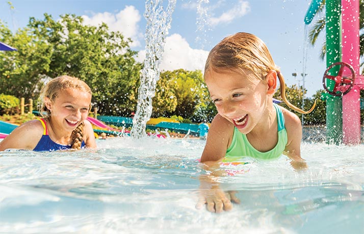 Children playing at Walkabout Waters Aquatica Orlando