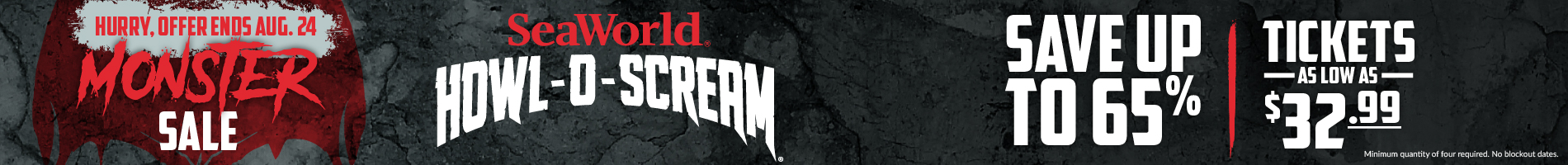 Howl-O-Scream Monster Sale: Save up to 65% on tickets
