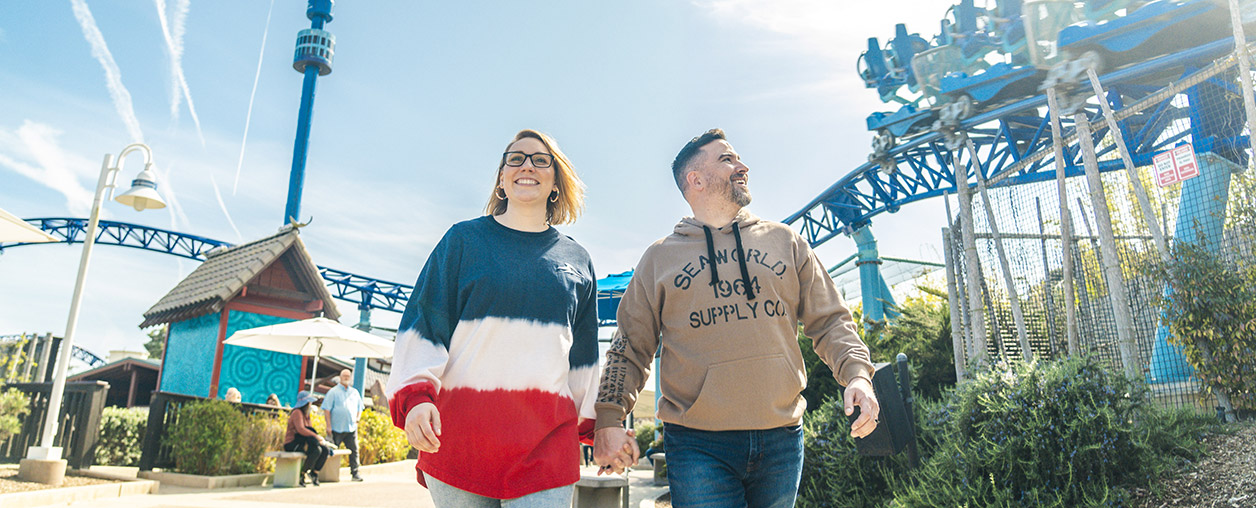 Couple at SeaWorld