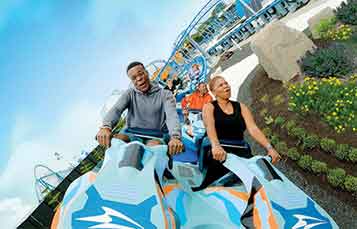 Arctic Rescue roller coaster at SeaWorld San Diego