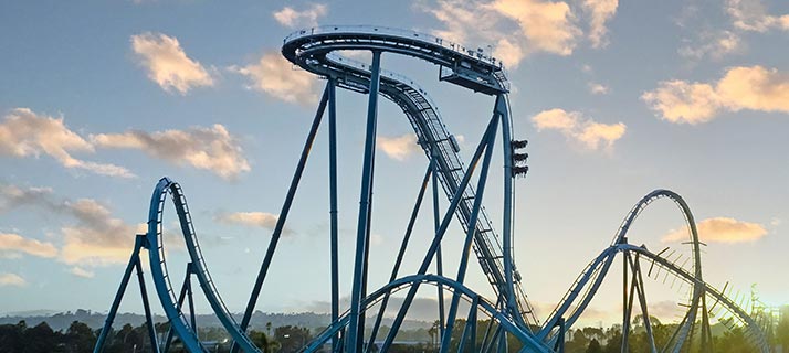 Emperor Roller Coaster at SeaWorld San Diego