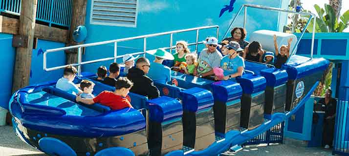 Rescue Rafter ride at Rescue Jr SeaWorld San Diego