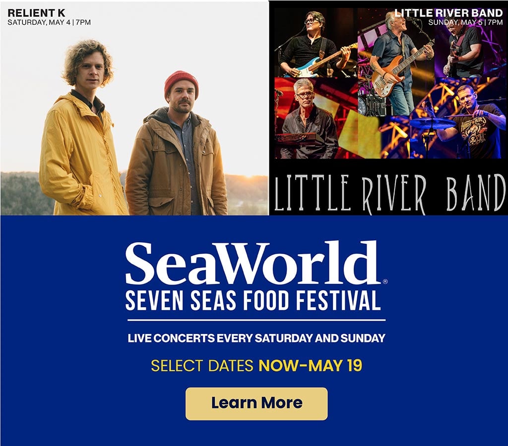 Relient K and Little River Band performing at SeaWorld Seven Seas event